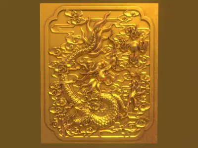 DRAGON RELIEF - NO 2 3D model