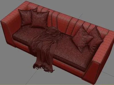 Valentino sofa    The Sofa and Chair Company 3D model