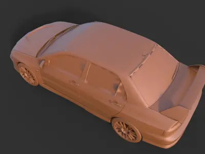 MITSUBISHI LANCER EVOLUTION VIII 3D print model