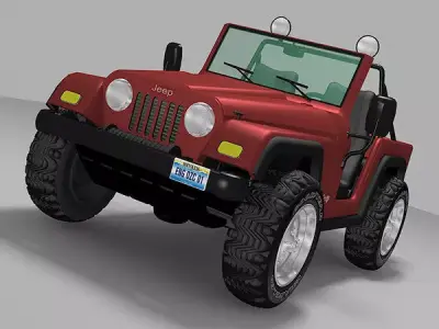 Jeep SUV 4x4 Wrangler 3D model