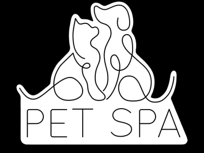 Pet Spa Neon Sign 3D model