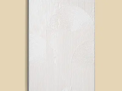 Plaster Two Photo Frame 514 Low-poly 3D model