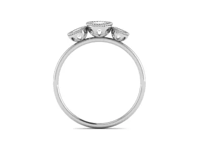 Solitaire Engagement Wedding Diamond Ring 3D print model