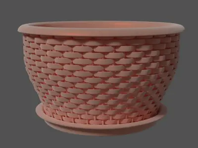 flowerpot cup 3D model