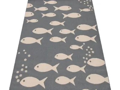 Rug Set 2409 3D model