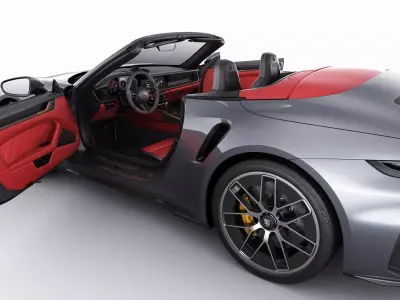 Porsche 911 Turbo S Cabriolet 2026 3D model