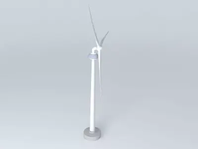 Grouse Mountain Wind Turbine Free 3D model