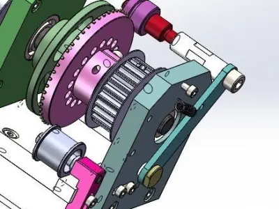 Motor conveying device 3D model