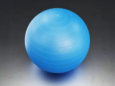 Exercise Ball 3D Model Low-poly 3D model