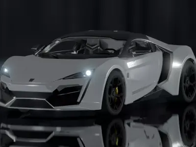 Lykan HyperSport - photorealistic 3D model
