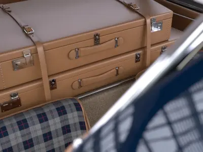 Mercedes Benz 300 SL Gullwing 1954 3D model