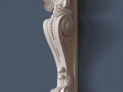 Decorative Corbel 3D model 4