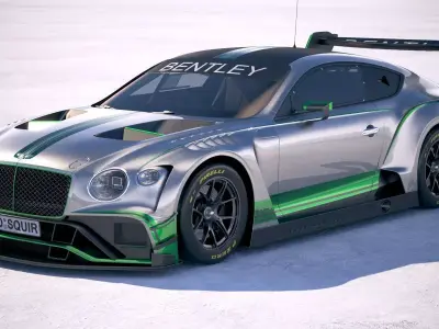 Bentley Continental GT3 Racecar 2018 3D model
