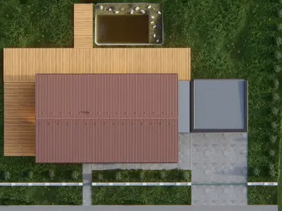 tinny real house 3D model