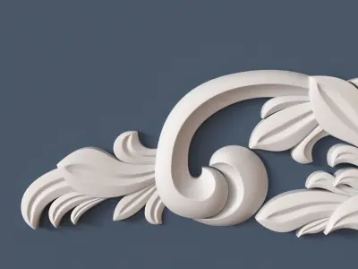 Decorative Onlay 3D model 4