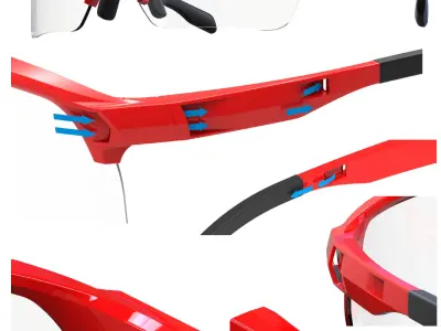 Sport Glasses 3D print model