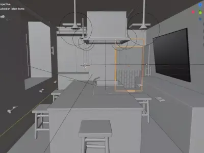 forest kitchen Free low-poly 3D model