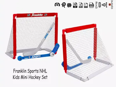 Franklin Sports NHL Kids Mini Hockey Set 3D model