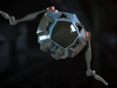 Droid Welder Free low-poly 3D model