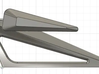 Car wing 3D print model