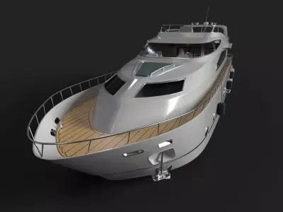 Luxury Yacht 3D model