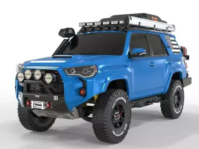 Toyota 4Runner 2020 SR5 Viper Accessories Edition 3D model