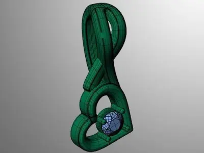 Pendant 60 3D print model