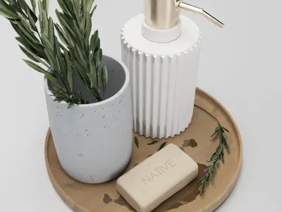 decorative set 03 3D model