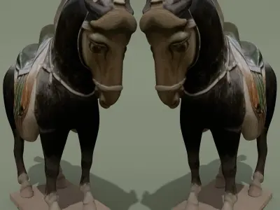 Horse Statuette I 3D model