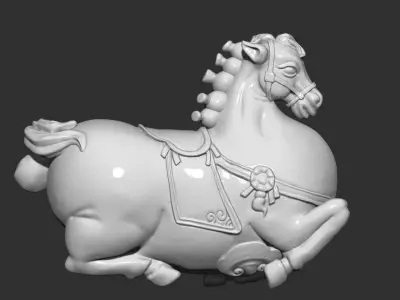 horse 3D print model