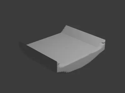 High Polygon Roofing and No Texture Free 3D model