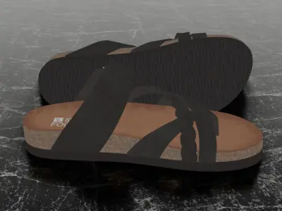 WHITE MOUNTAIN FOOTBET 3D SANDALS 3D model