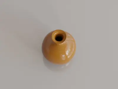Simple Earthenware Jug 01 Low-poly 3D model