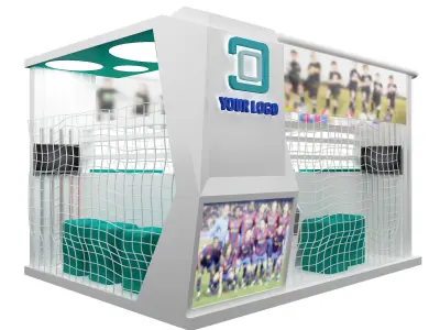 Booth Exhibition Stand a100  3D model