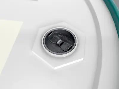 Realistic Petronas Oil Barrel 3D Model Low-poly 3D model