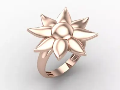Plain Ring Women Ready STL 3DM Models Womens Rings 3D models 3D print model 80