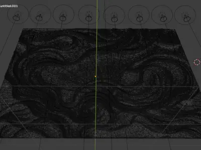 modern panel wall decor set relief stl mural CNC 163 3D model