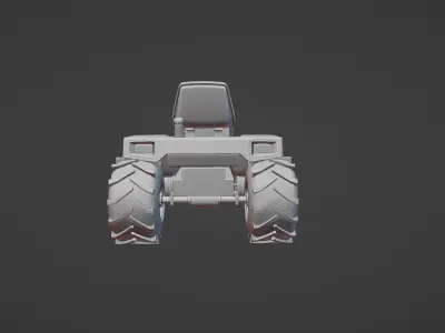 3d Printable John Deere 430 Lawn Tractor 3D print model