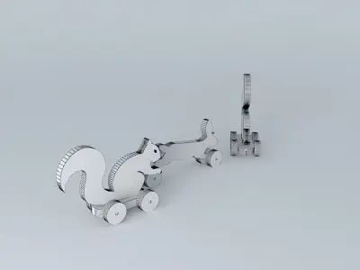WOODEN TOYS  Free 3D model