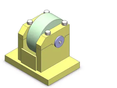 GUIDE ROLLER ASSEMBLY 3D model