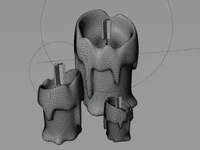 Game-Ready Candle Low-poly 3D model