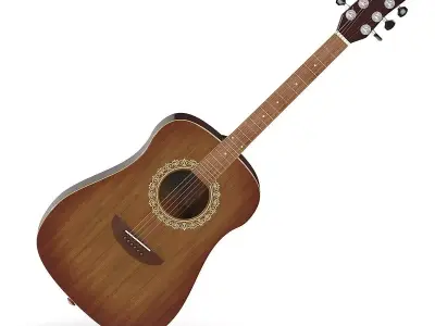 Acoustic Guitar 3D model
