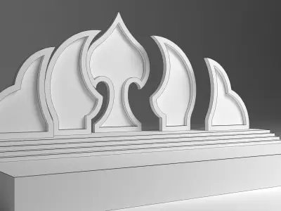 Wedding Stage 3D model