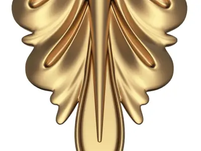 Corbel Carved 04 Low-poly 3D model