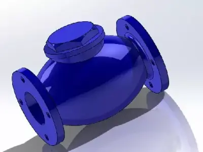 check valve  3D print model