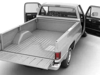 GENERIC PICKUP TRUCK 1 3D model