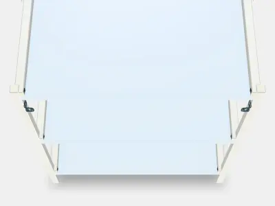 EKENABBEN Open shelving unit Low-poly 3D model