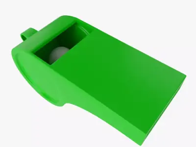 Whistle Low-poly 3D model