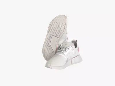 NMDR1 Original Shoes Cloud White Low-poly 3D model