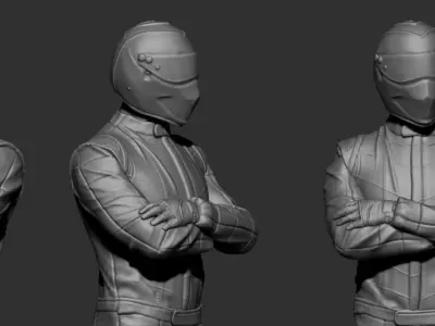 Simpson Diamondback - Stig 3D model FOR PRINT car pilot 3D print model